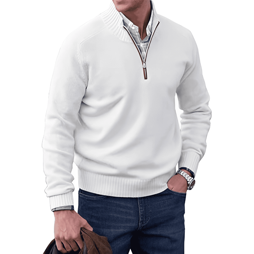 Mario™ | Elegant sweater with zipper