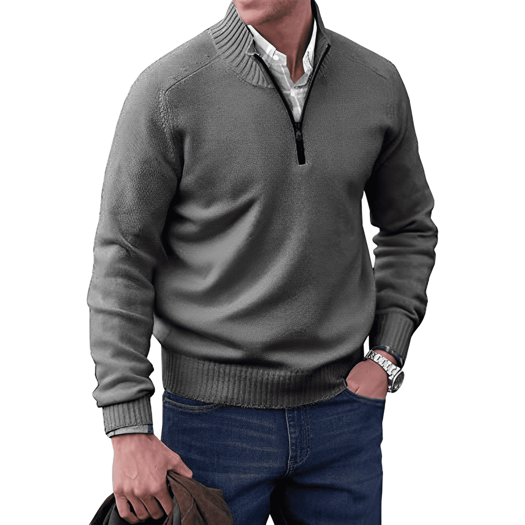 Mario™ | Elegant sweater with zipper