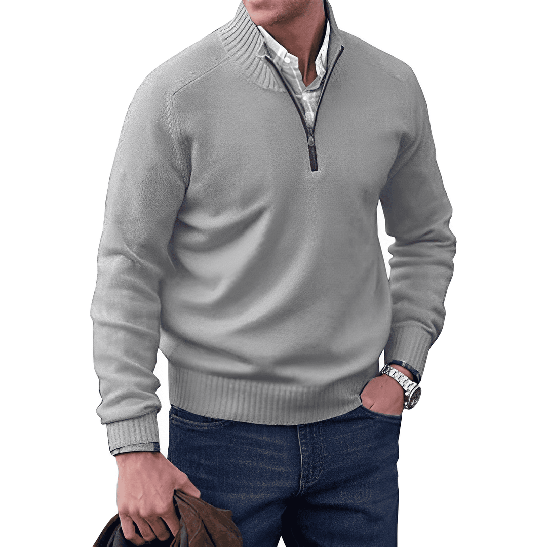 Mario™ | Elegant sweater with zipper