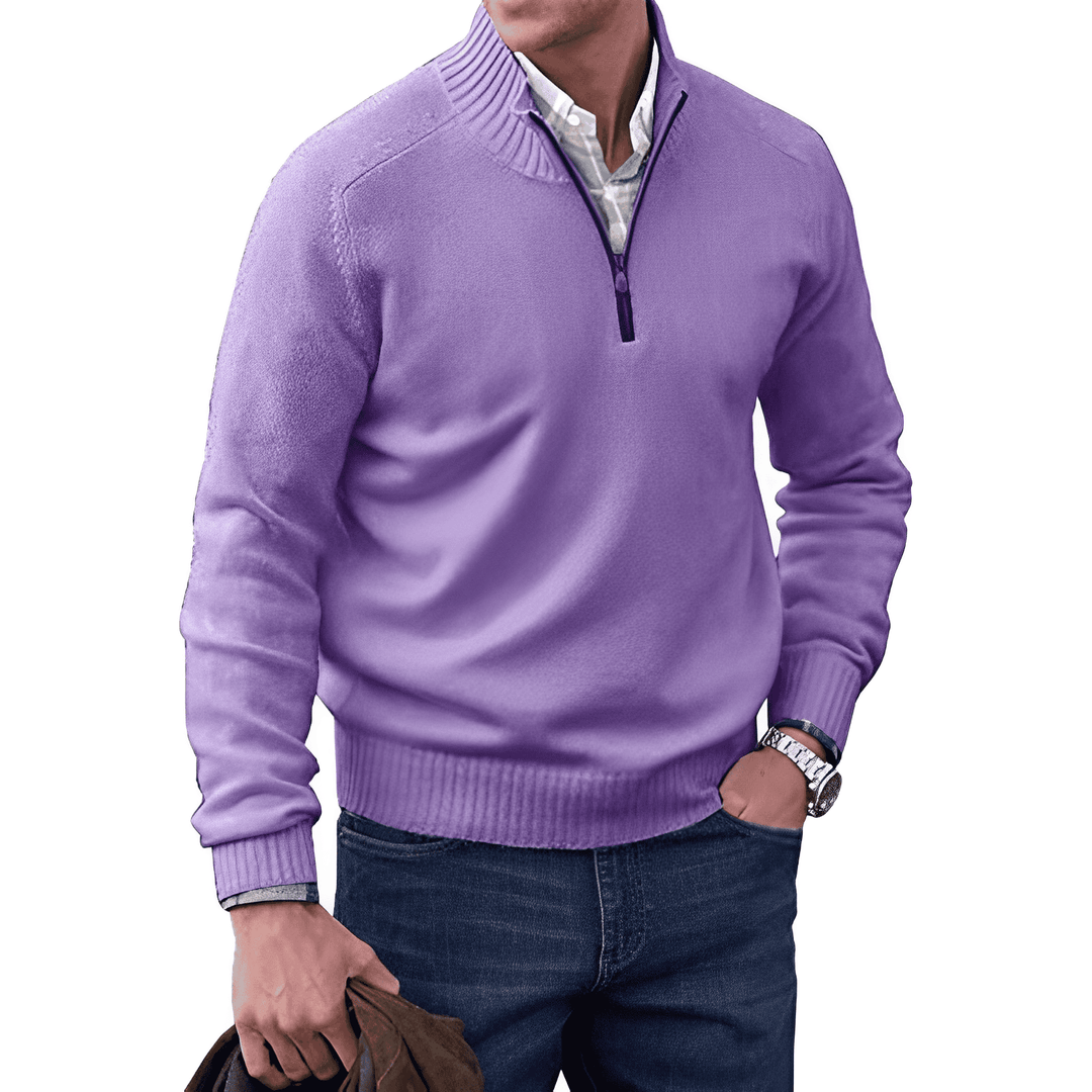 Mario™ | Elegant sweater with zipper