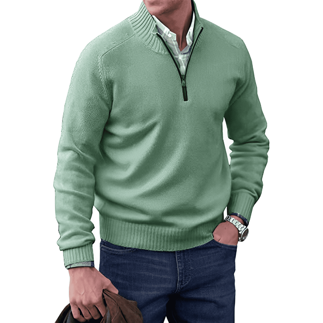 Mario™ | Elegant sweater with zipper