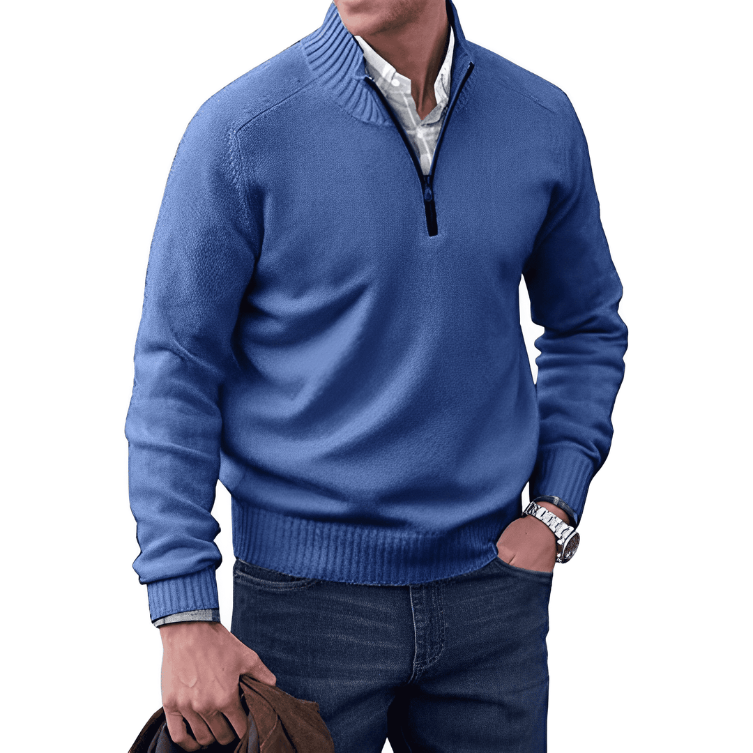 Mario™ | Elegant sweater with zipper