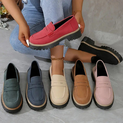 Comfortable chunky loafers