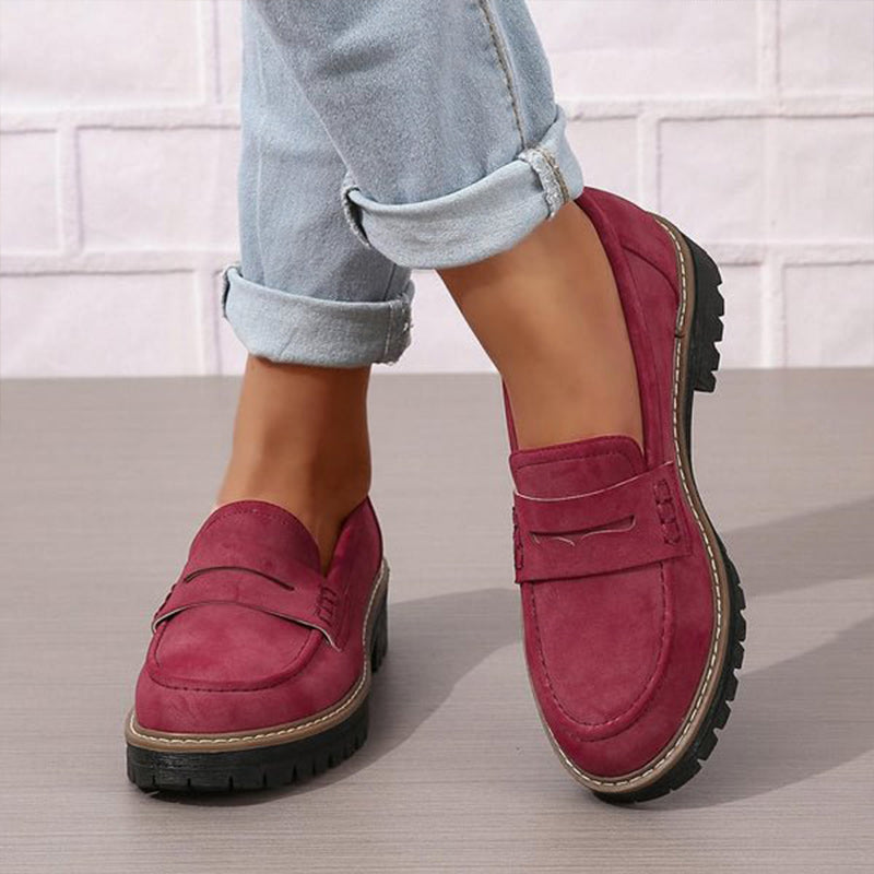 Comfortable chunky loafers
