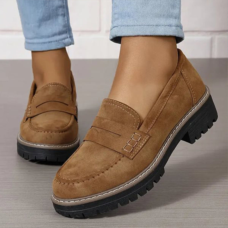 Comfortable chunky loafers