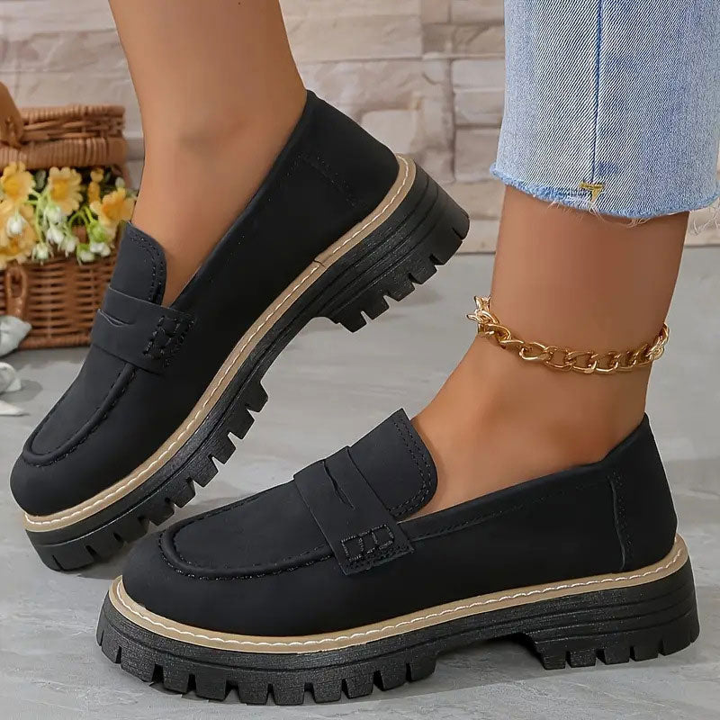 Comfortable chunky loafers