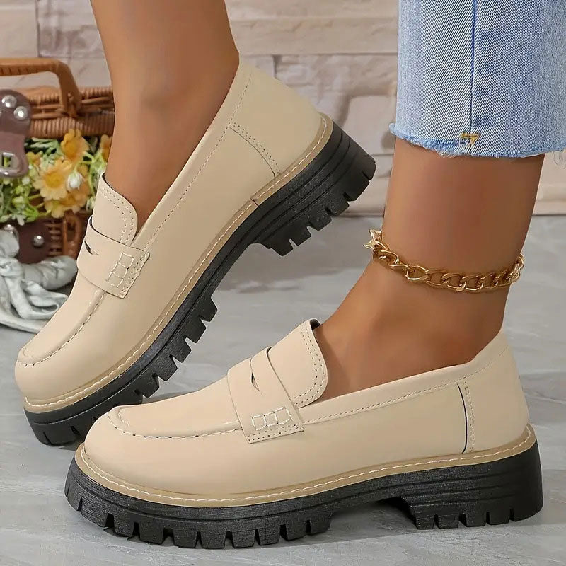 Comfortable chunky loafers