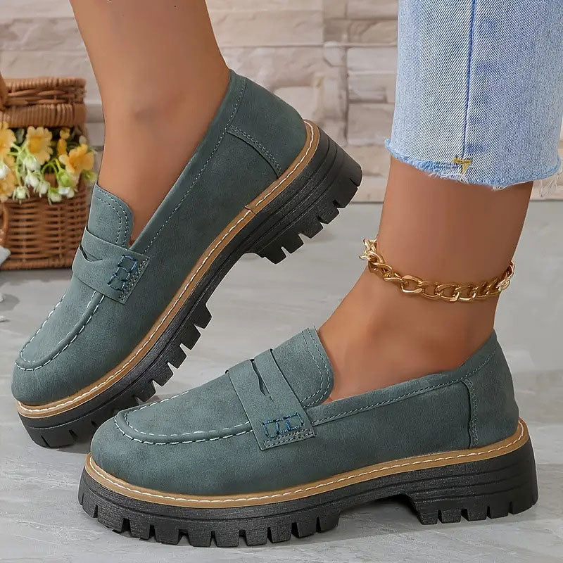 Comfortable chunky loafers