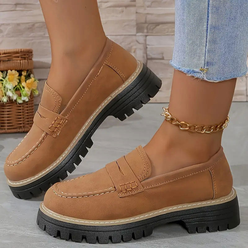 Comfortable chunky loafers